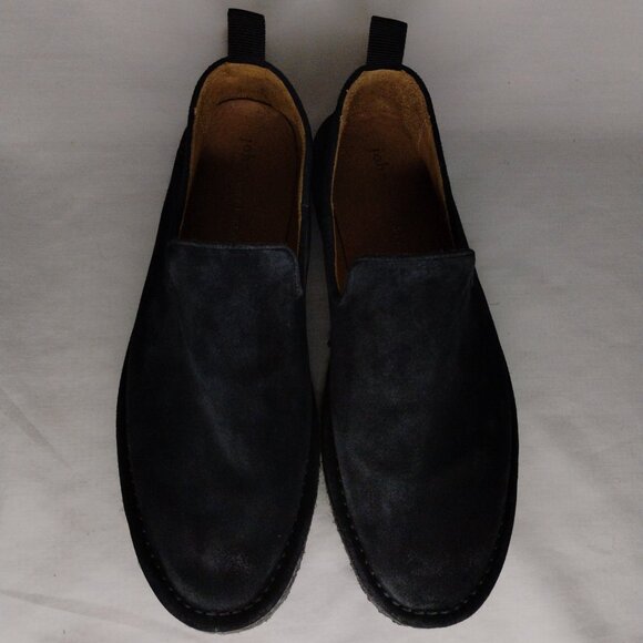 John Varvatos Loafers Men Suede Slip On Charcoal Black Casual Luxury Comfort 9.5 main image 8